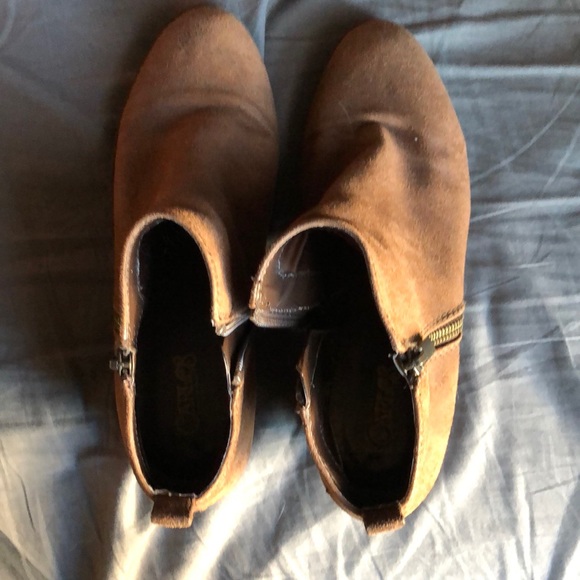 Carlos Santana brown booties - Picture 2 of 4